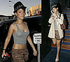 Rihanna Visits a Tattoo Parlor in Hollywood on January 13 2008