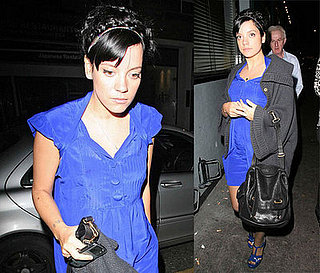 Lily Allen Out at the Groucho Club in London on January 24, 2008