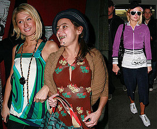Paris Hilton and Christine Lakin at Katsuya