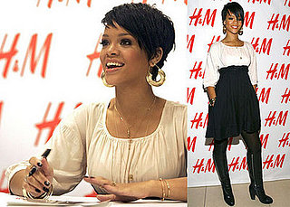 Rihanna at H&M Fashion Against AIDS Launch