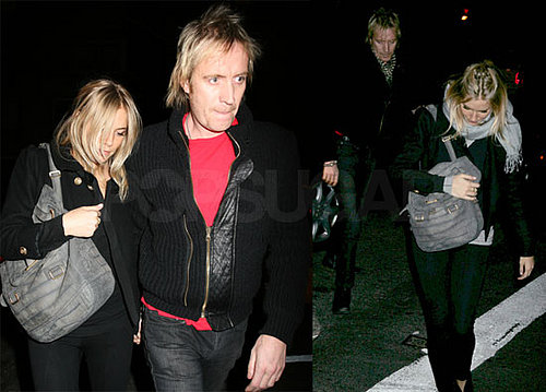 Sienna Miller and Rhys Ifans in New York City