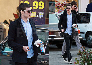 Adam Brody Steams Up His Subway Run