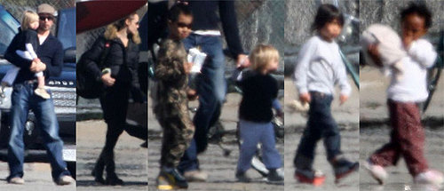 The Jolie-Pitt Six Take to the Sky