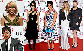 Kate Hudson, Lily Allen, Agyness Deyn at the Elle UK Style Awards in London on February 12, 2008