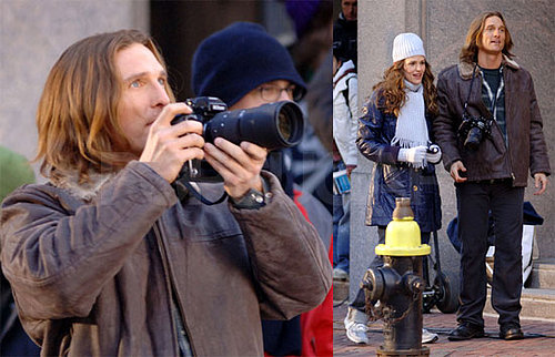 Matthew McConaughey and Jennifer Garner On The Set Of The Ghosts Of Girlfriends Past