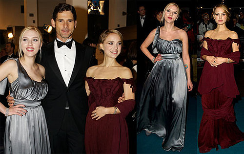 Scarlett and Natalie at Another Other Boleyn Girl Premiere