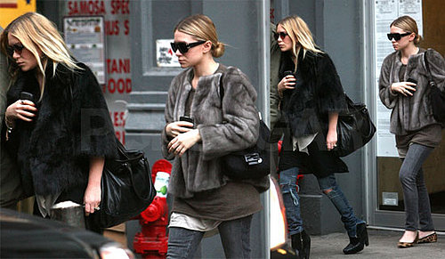 Mary-Kate and Ashley Olsen in New York