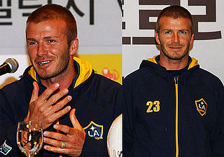 David Beckham and the LA Galaxy in Seoul, South Korea