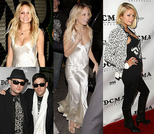 Nicole Richie and Paris Hilton at the DCMA Store Opening