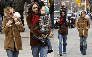Kate and Ryder Catch Up With Chris For NYC Shoulder Rides