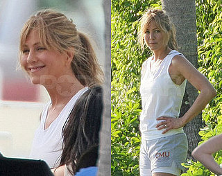 Aniston Works Hard for The Bikini Body, On Screen and Off