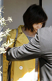 Katie Is Ready For Springtime, But Suri's Still Hibernating