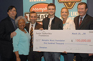 Justin Donates to Keep the Memphis Music Alive 