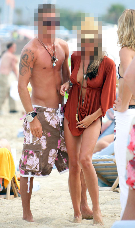Celebrity Couples In Bikinis On The Beach Popsugar Celebrity