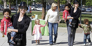 Heidi Klum Takes Her Kids to the Natural History Museum in LA
