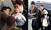 Casey Affleck at LAX With Summer Phoenix and Sons