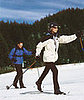 Cross Country Skiing With a Friend
