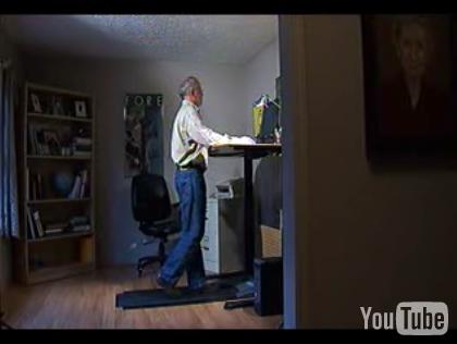 Walking at Work: TreadDesk Walking Desk