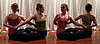 Partner Yoga Pose: Seated Facing Twist 