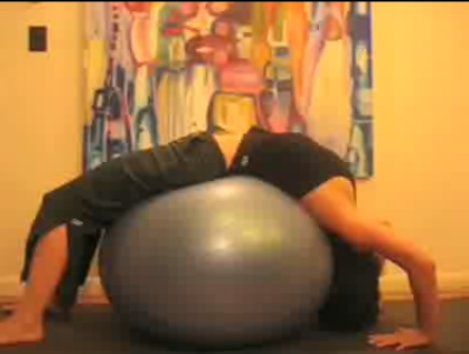 Backbend on the Ball Backbend on the Ball