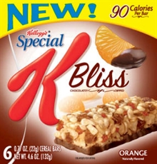 Food Review: Special K Bliss Bar Orange and Chocolate