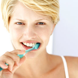 Multitasking Move: Balancing and Brushing Teeth