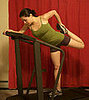 Treadmill Stretch: Leaning Quad 