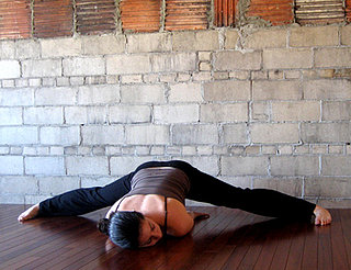 Yoga Pose of the Week: Wide-Legged Forward Bend E