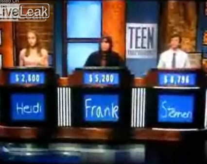 Teens Says F-Word on Jeopardy!