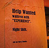 Funny Help Wanted Sign