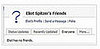 Eliot Spitzer, Friends: 0