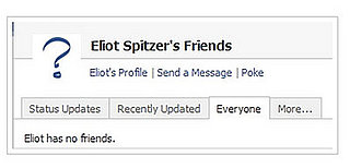 Eliot Spitzer, Friends: 0