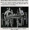 Beer Can Garden Furniture