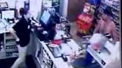 Naked Thief Robs a Convenience Store
