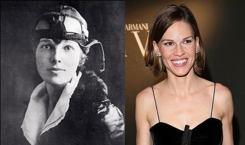 Hilary Swank to Play Amelia Earhart 