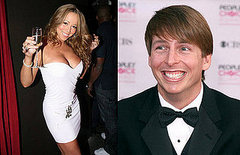 Jack McBrayer Touches Mariah Carey's Body