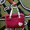 Pink Hearts Laptop Bag by SupremeLoveStory