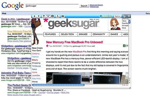 Cooliris Previews Google Searches Without Clicking