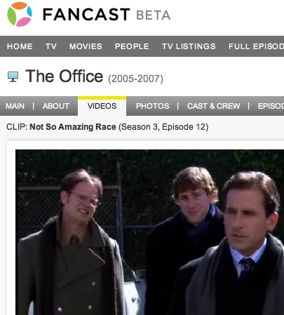 Website of the Day: Fancast 