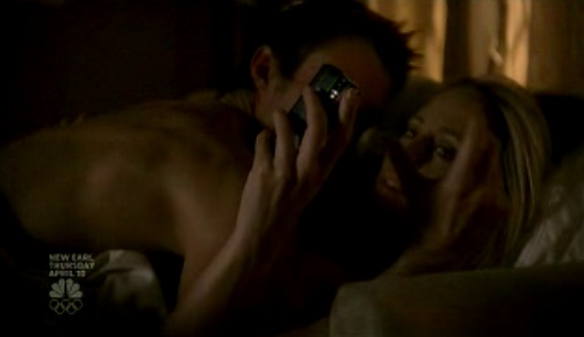 Nico Brings Her BlackBerry to Bed