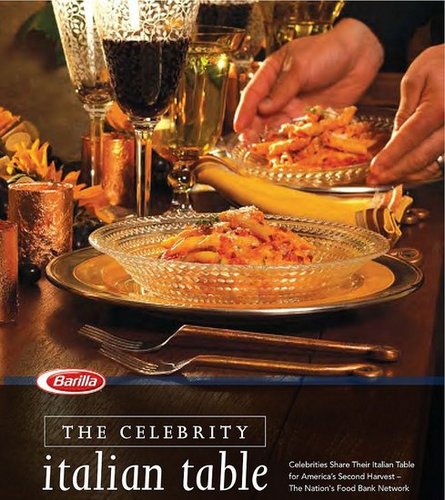 Barilla Launches Their Second Annual Celebrity Cookbook for Hunger