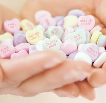 New Conversation Heart Phrases Are All About the Weather