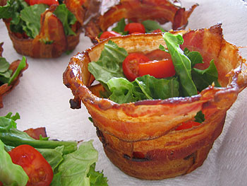 Yummy Link: Bacon Cups