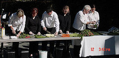 Alison Knowles Makes a Salad at the Tate in London Alison Knowles Makes a Salad at the Tate in London