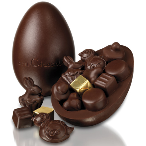 Dark Chocolate Filled Egg Dark Chocolate Filled Egg