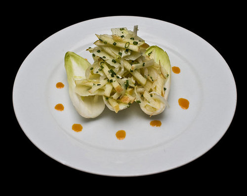 Apple and Endive Boats Apple and Endive Boats