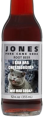 Jones Soda and LOL Cats Team Up to Create LOL Cats Soda 2008-03-27 16:21:31