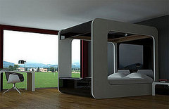 Hi-Can Canopy Bed for the Ultimate Film Buff