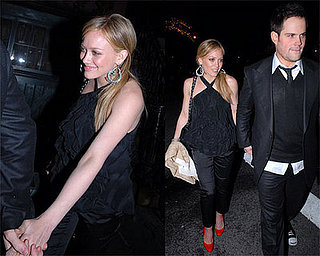 Hilary Warms Up With Her Sharply Dressed Hockey BF