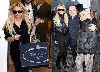 Lindsay Lohan's Career Honored in Capri